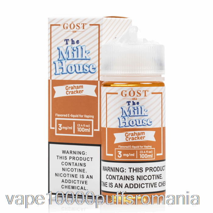 Vape Romania Graham Cracker - The Milk House - Gost Vapor - 100ml 3mg